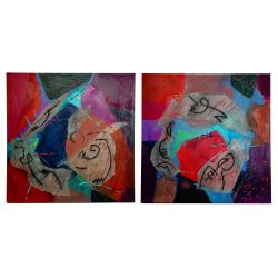 (Attributed to) Bob Rankin (American, 20th-21st Century) Mixed Medias on Canvas