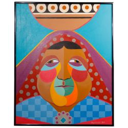 Ray Kobald (Mexican / American, b.1931) Acrylic on Canvas Portrait Assortment