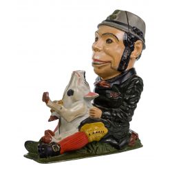 J. & E. Stevens Co. "Paddy and His Pig" Mechanical Cast Iron Bank
