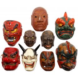 木製彫刻マスク 約12インチ HUMBOLDT 美術品・アンティーク