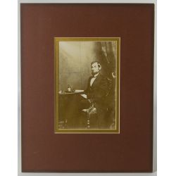 (After) Mathew Brady (American, 1822-1896) "Portrait of Abraham Lincoln" Photograph