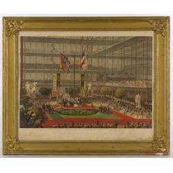 E. Walker (20th Century) "The Visit to the Crystal Palace" Lithograph