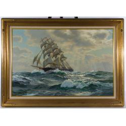 Charles Vickery (American 1913-1998) "The Spindrift" Oil on Canvas