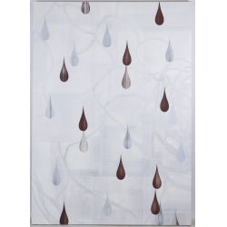 Dan Devening (American, 20th Century) "Wellspring" Oil on Paper Laid to Canvas