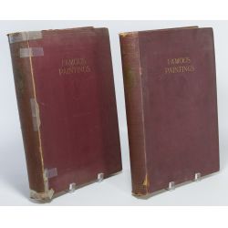 "Famous Paintings" From The Worlds Great Galleries Two Volume Book Set