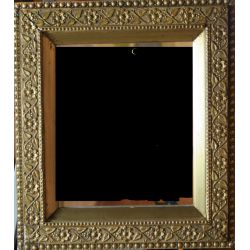 Turn of the Century Eastlake Gilt Floral Framed Mirror. ca. 1890