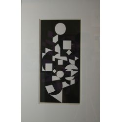Victor Vasarely(Hungarian 1908-1997), Abstract, original color lithograph