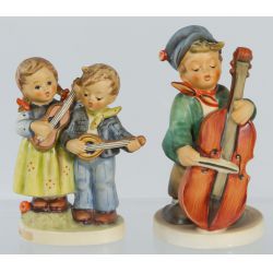 Hummel #150 2/0 "Happy Days" TMK6 and #186 "Sweet Music" TMK6 Figurines