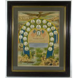 Herbert E. Ellsworth (American) "American Soldier Good Luck Discharge Certificate from the Philippians" Print