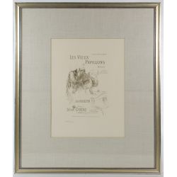 (After) Lautrec (French, 1864-1901) "Les Vieux Papillons" Lithograph