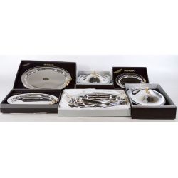 Collection on Oneida Silver Plate Hollowware - New in Original Boxes (6 Pieces)
