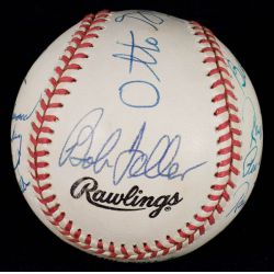 Football & Baseball Stars Signed Official NL William White Baseball with JSA Authentication
