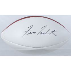 Fran Tarkenton Signed Official Football with JSA Authentication