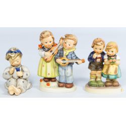 Hummel #220 "We Congratulate" TMK5, #150/2/0 "Happy Days" TMK3, #608 "Blossom Time" TMK6