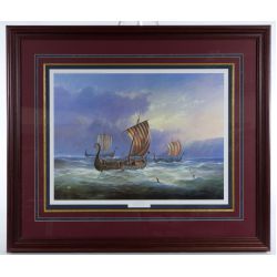 Michael Whitehand (British, b.1941) "The Vikings: Nomads of the Sea"