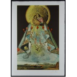 Salvador Dali (France, 1904-1989) "Madonna di Guadalupe" Lithograph