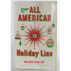 1966 All American Holiday Line Calendar Catalog From Kaeser & Blair
