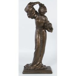 (after) Maxfield Parrish (American, 1870-1966) "Griselda" Cast Metal Sculpture
