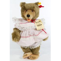 Steiff "Teddy Baby" 1930 Replica with Button, Ear Tag 0175/42 & Chest Tag