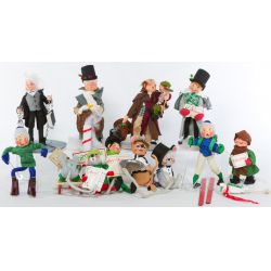 Annalee Dolls in Various Holiday Designs including Christmas Carol