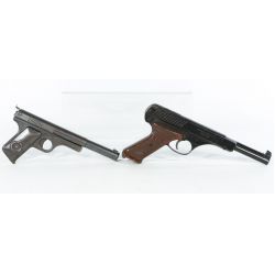 1963 Crossman V-300 Air Pistol and 1949 Daisy 118 Target Special Pistol w/Adjustable Sight