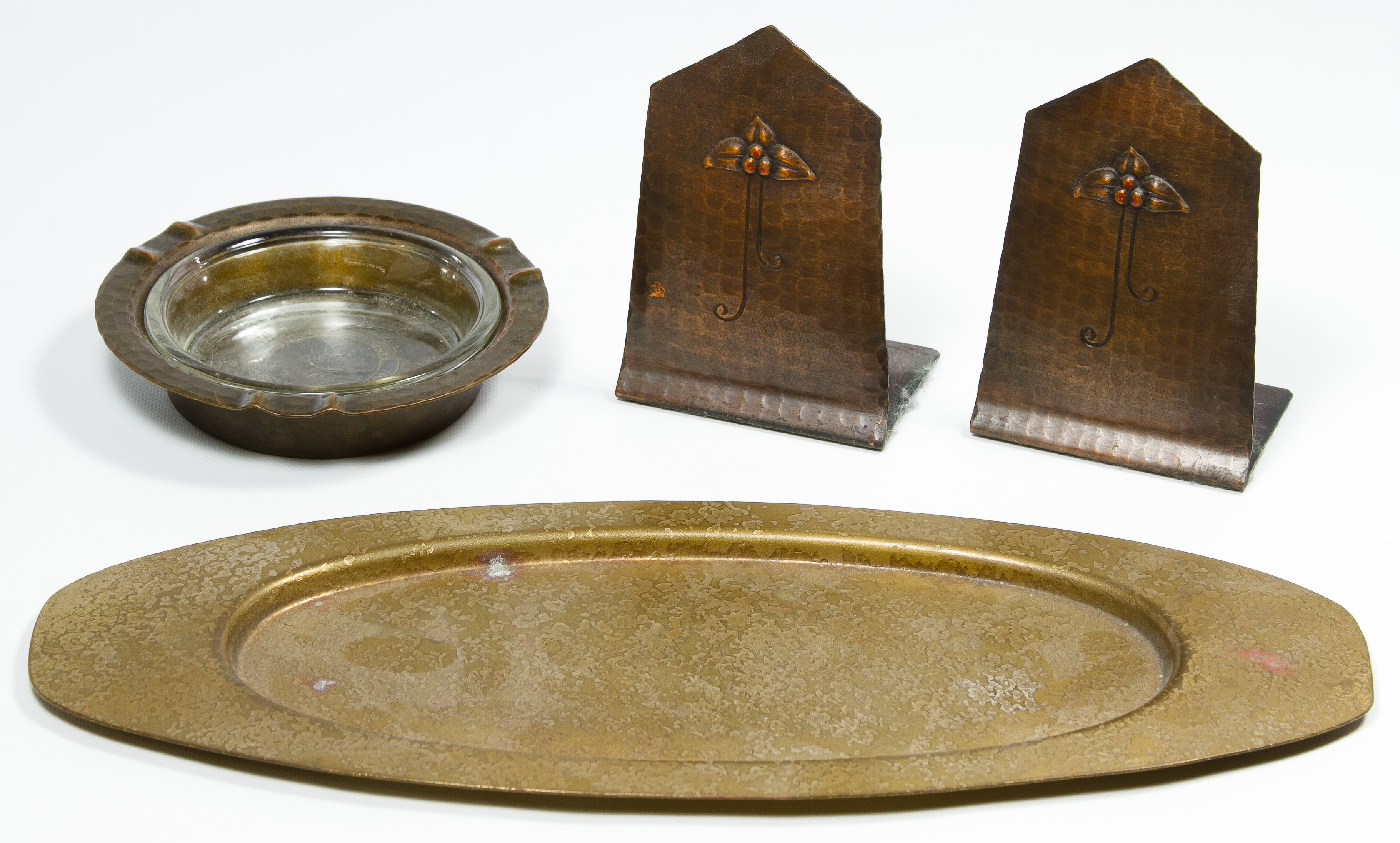 Arts and Crafts Hammered Copper Objects by Roycroft