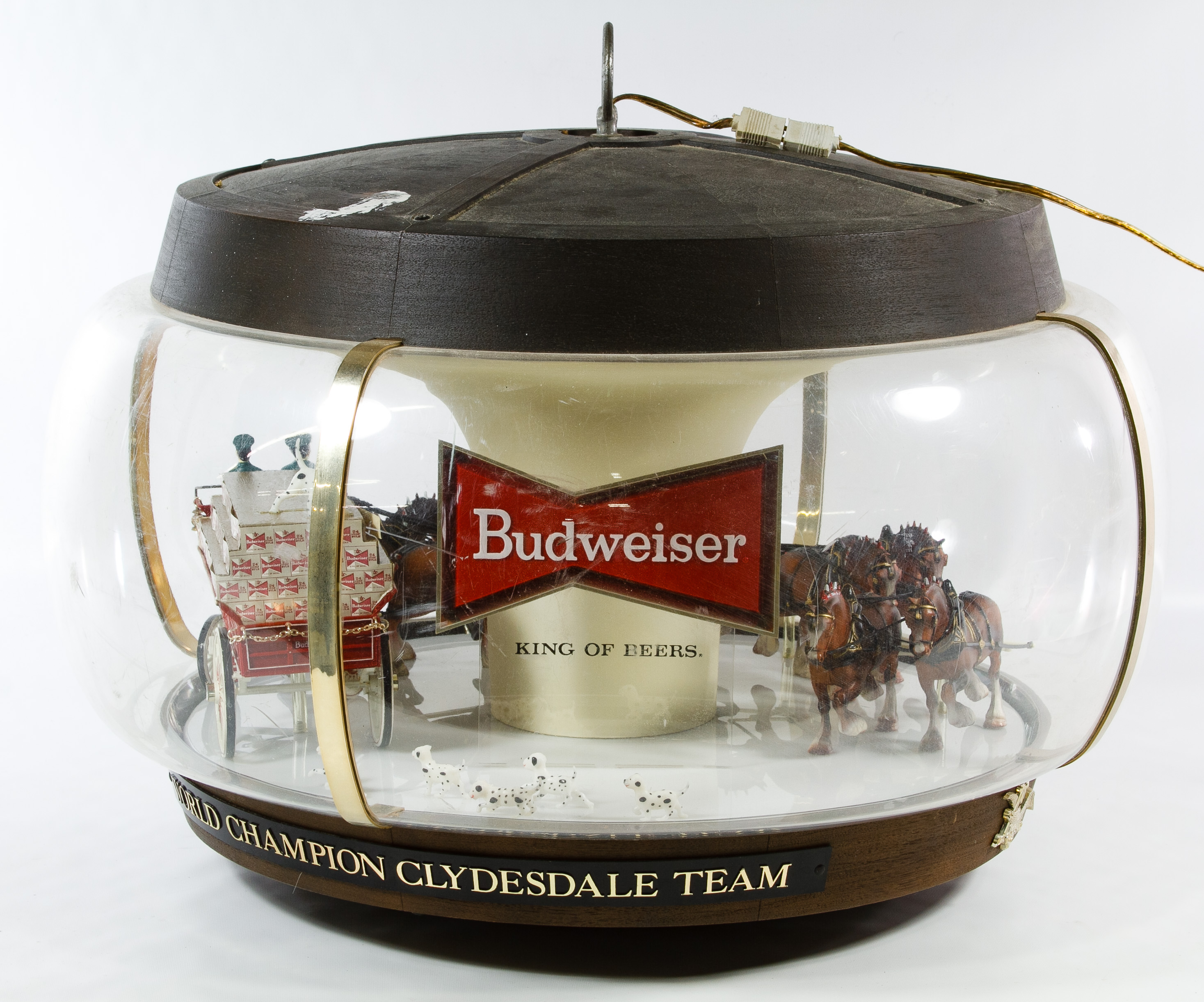 Budweiser Beer Clydesdale Moving Advertising Sign