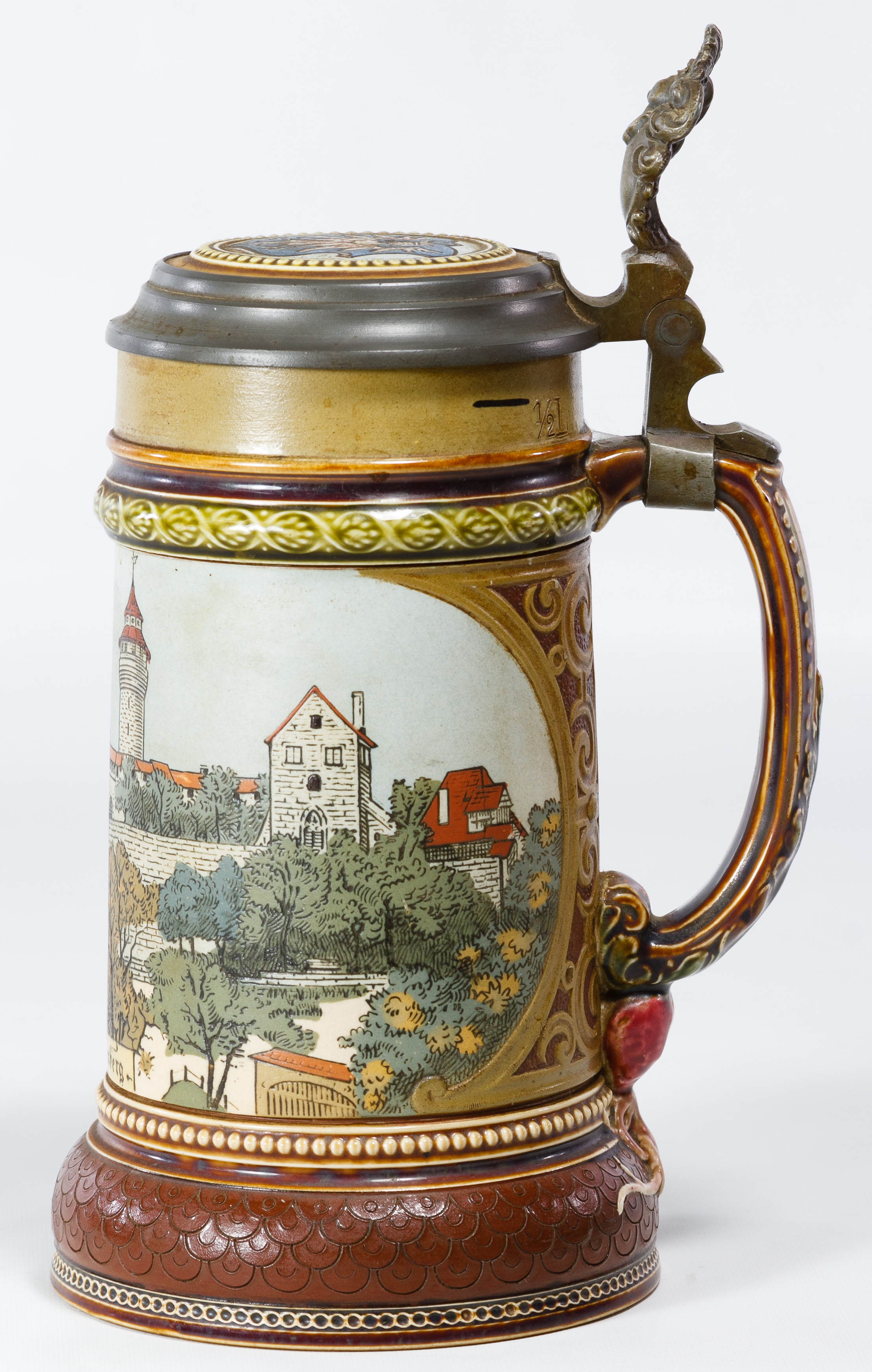 Mettlach 2277 'Nurnberg' Beer Stein