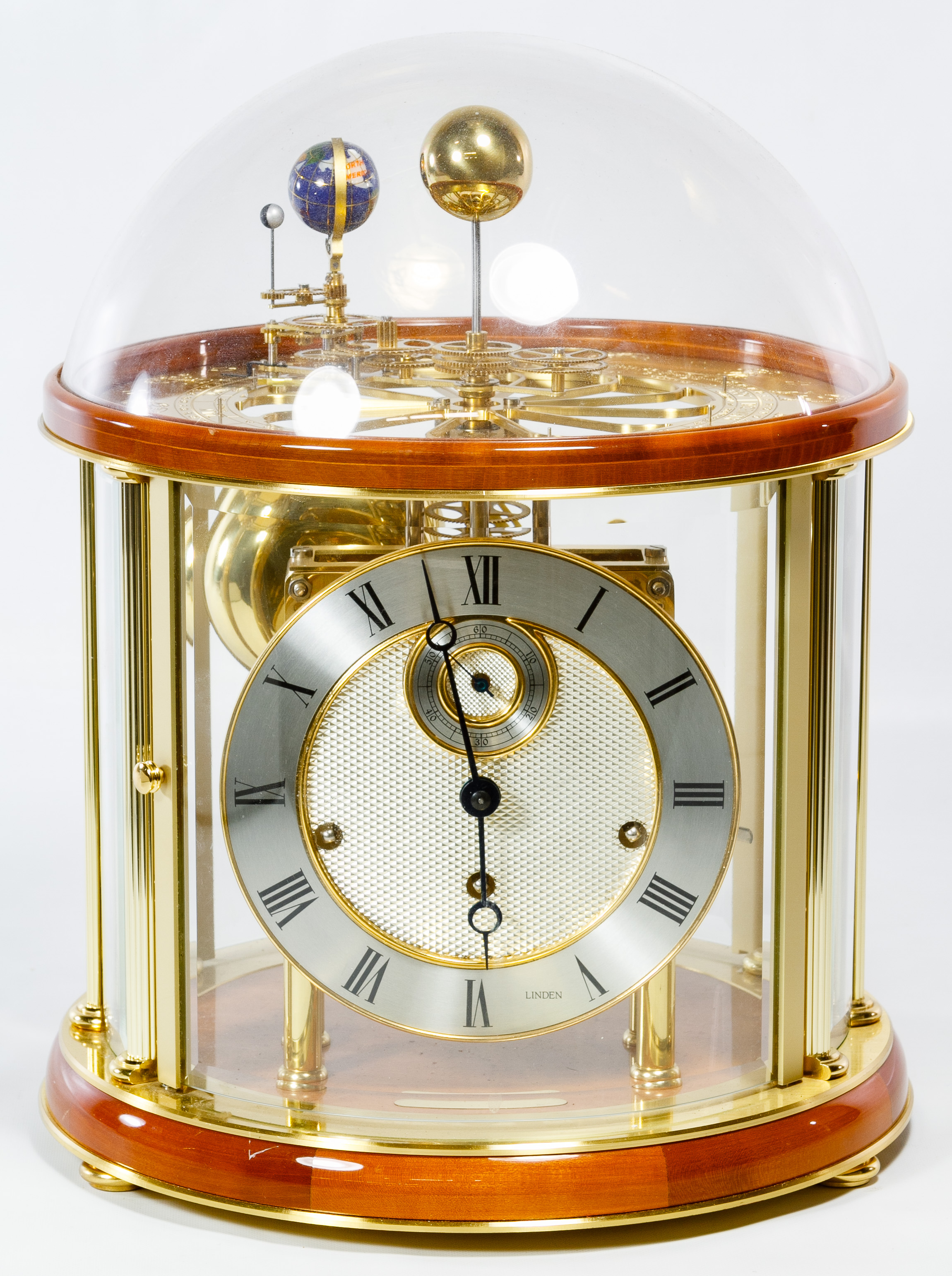 Hermle Linden Tellurium Limited Edition Mantel Clock