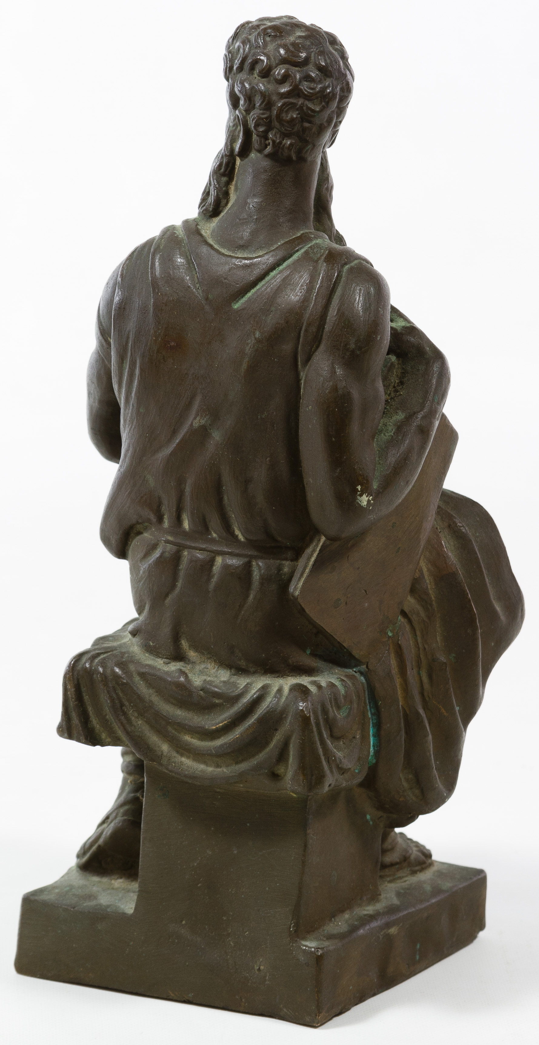 Bronze Seated Moses Statue