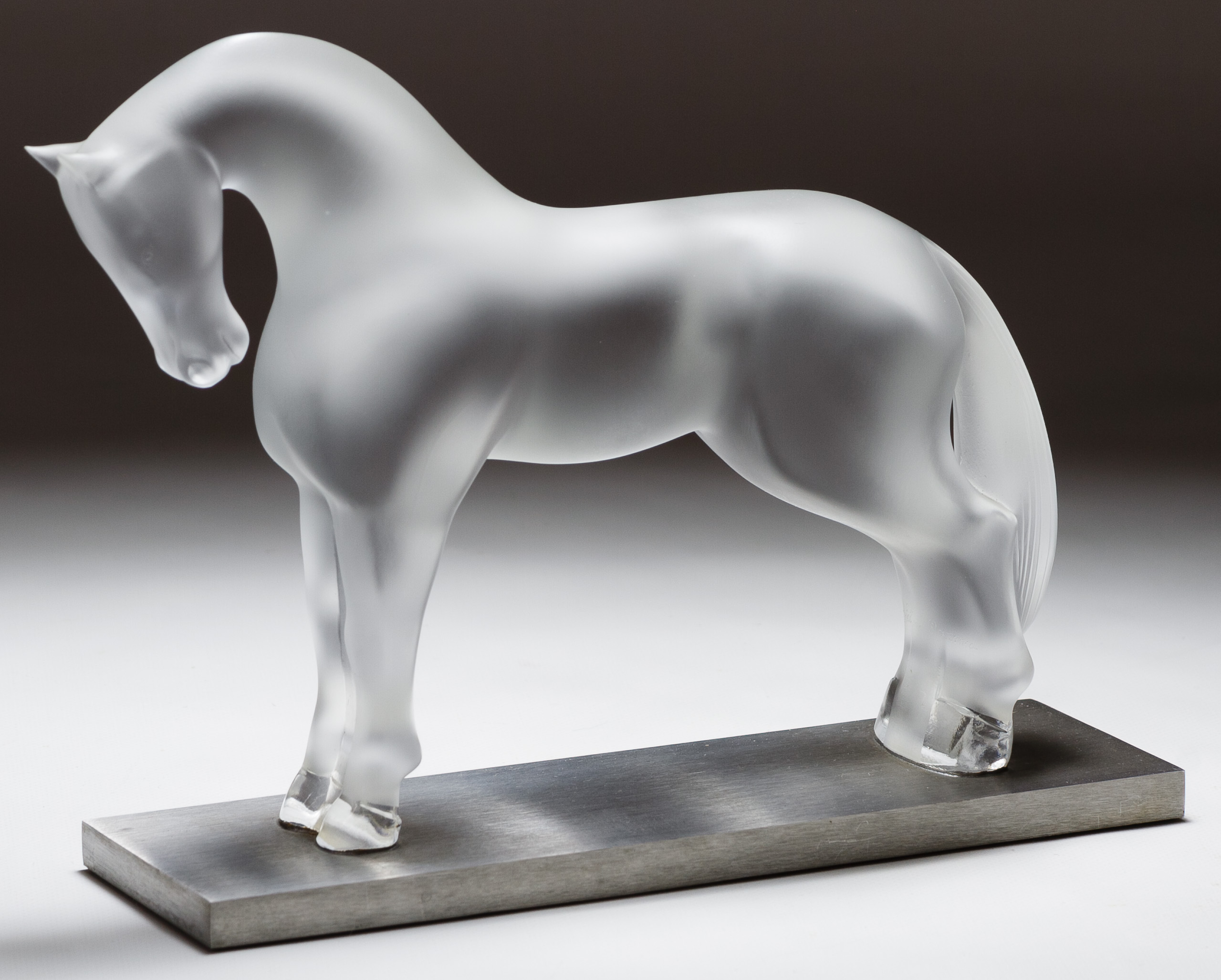Lalique Crystal 'Siglavy' Horse Figurine