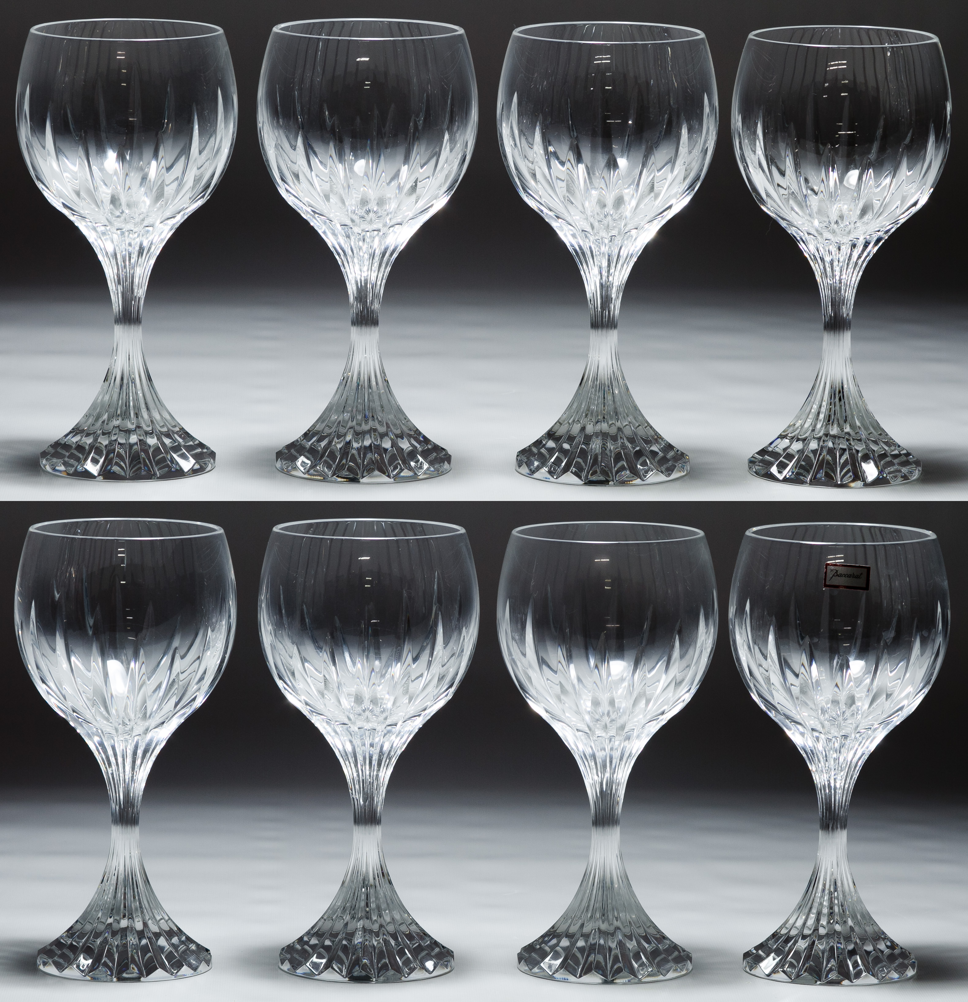 Baccarat 'Massena' Claret Wine Glasses