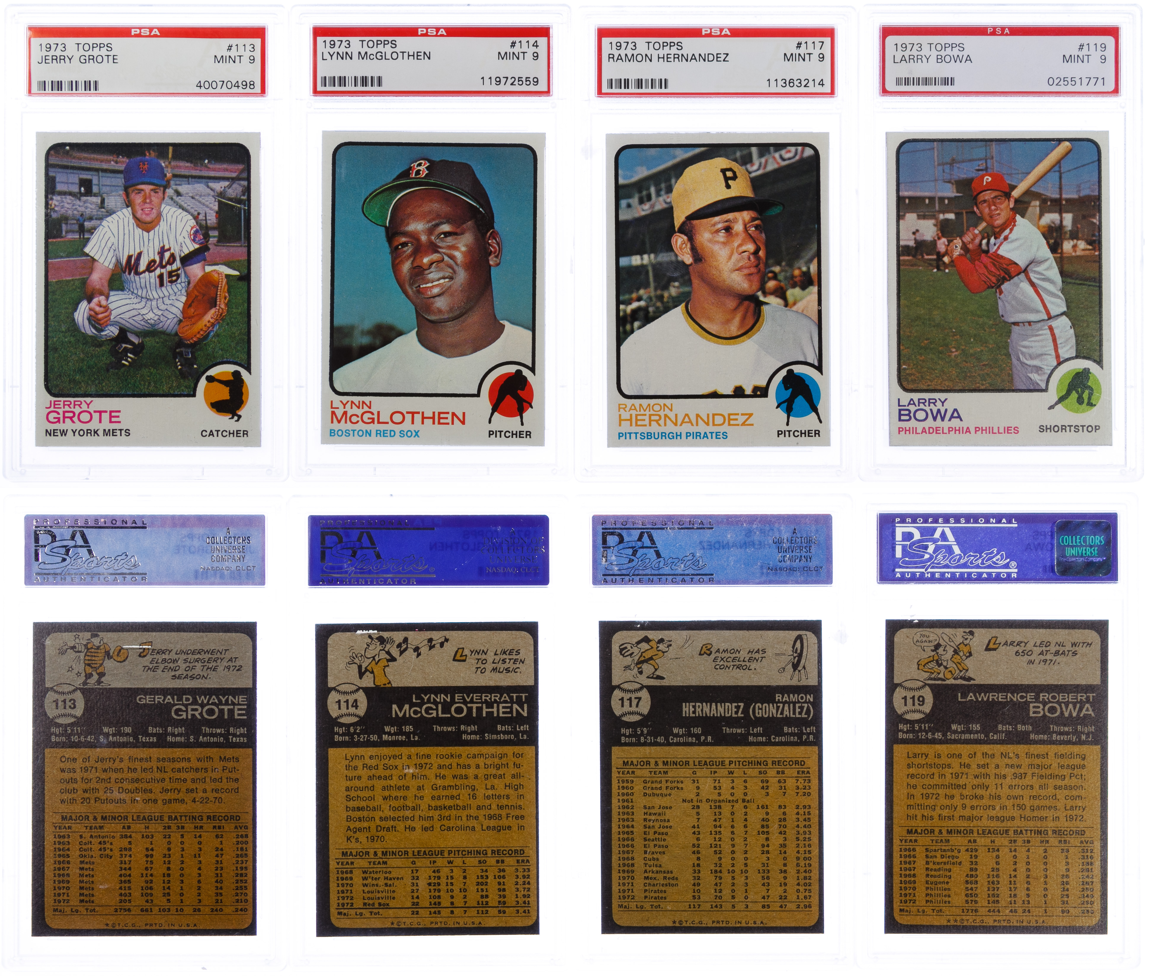 Topps Graded Baseball Card Assortment PSA 9 Mint