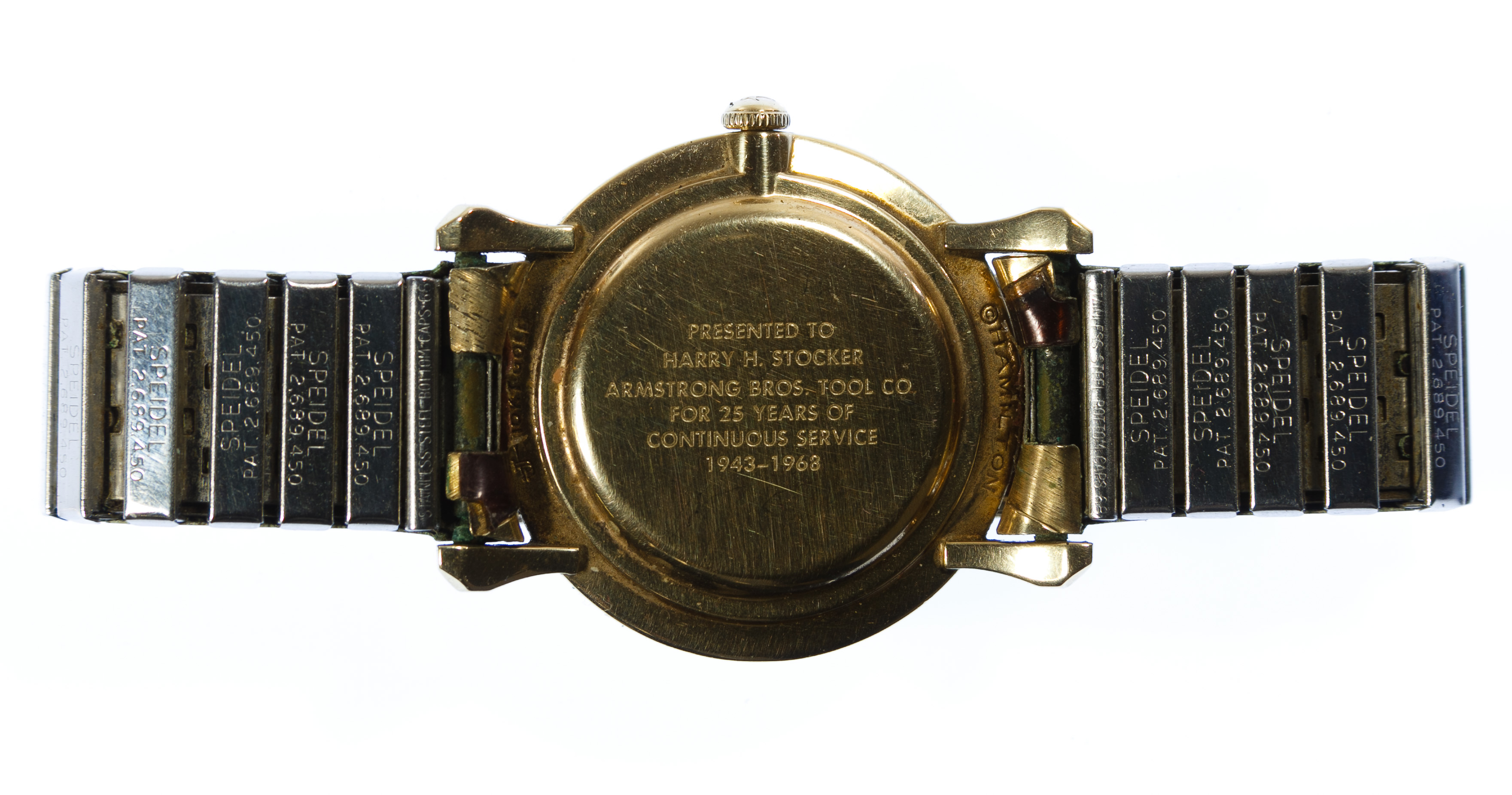 Hamilton Masterpiece 10k Gold Case Wrist Watch