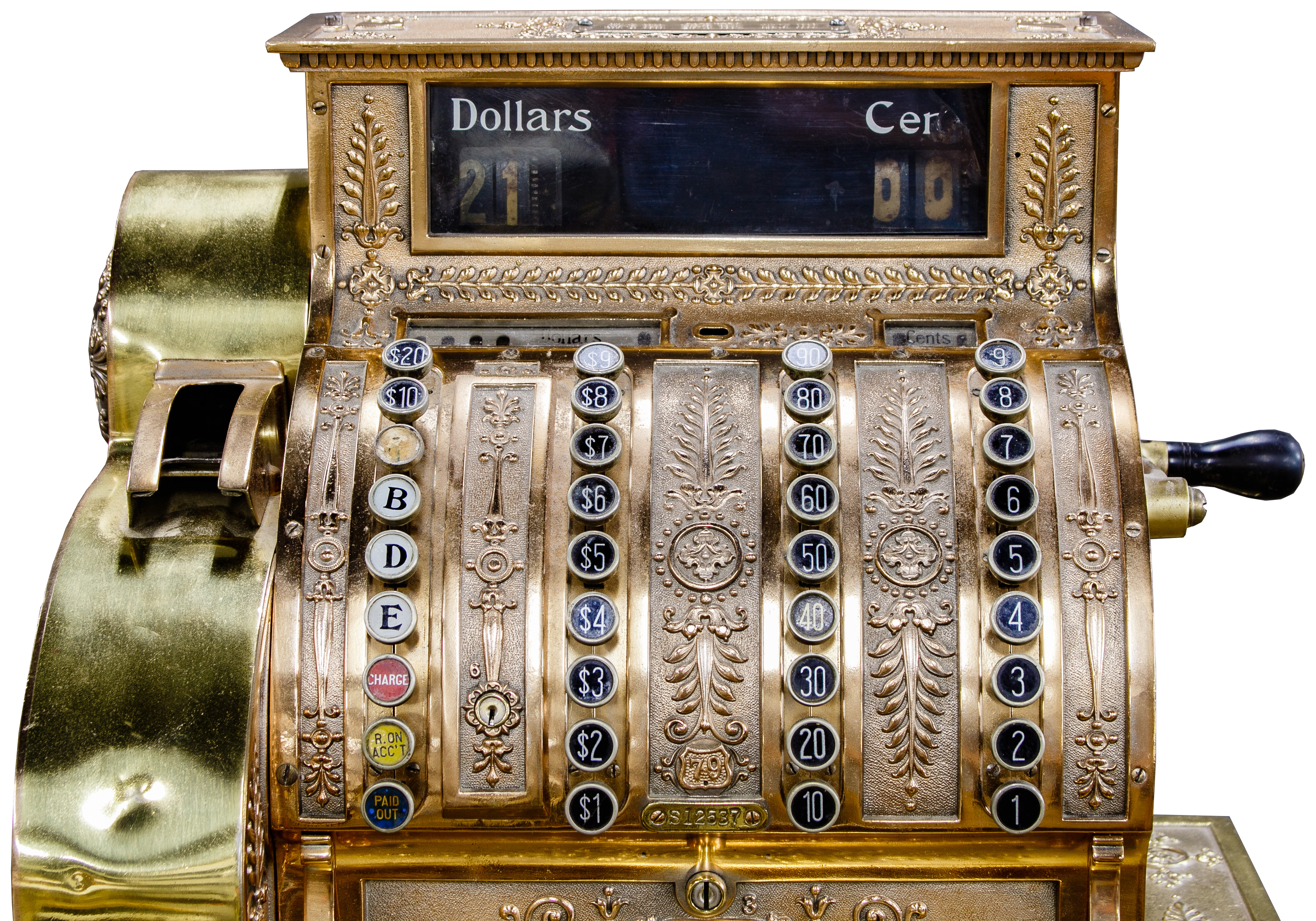 National Brass Cash Register Model 79