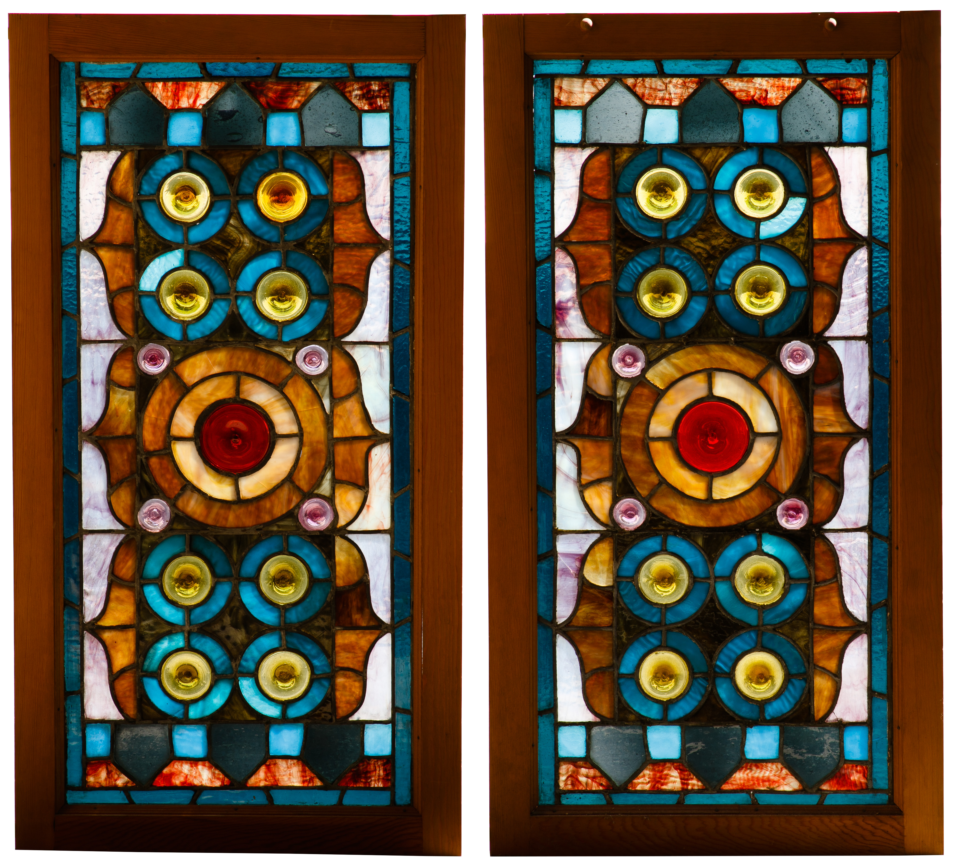Framed Stained Glass Windows