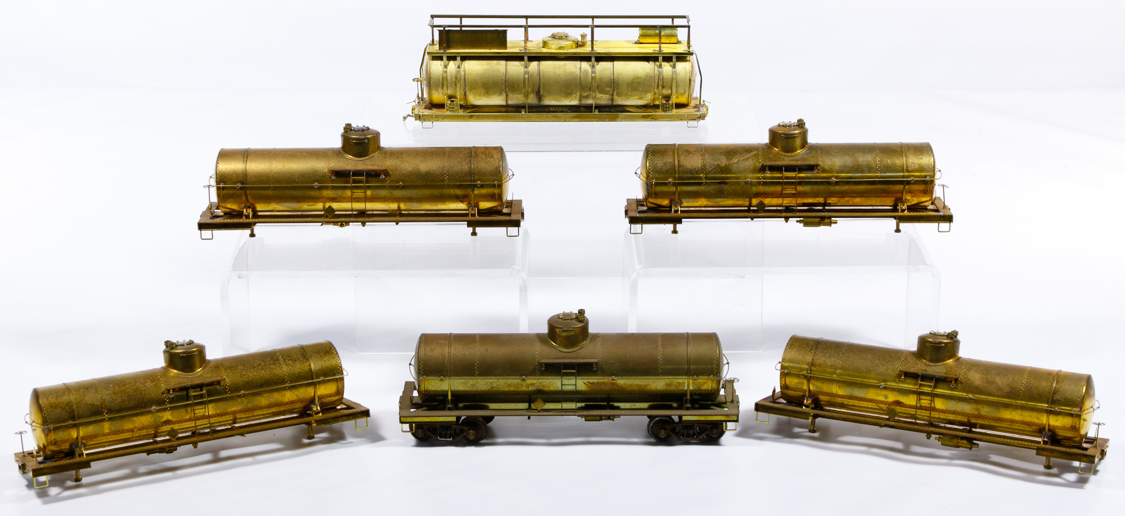 Brass Train Car Kit Assortment