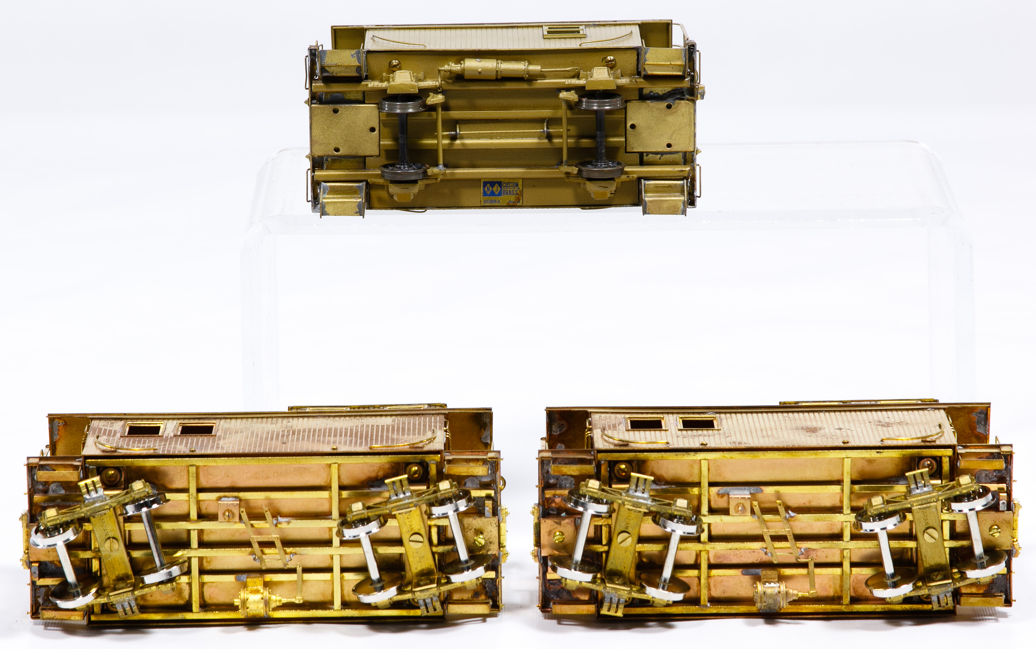 Brass Train Car Kit Assortment