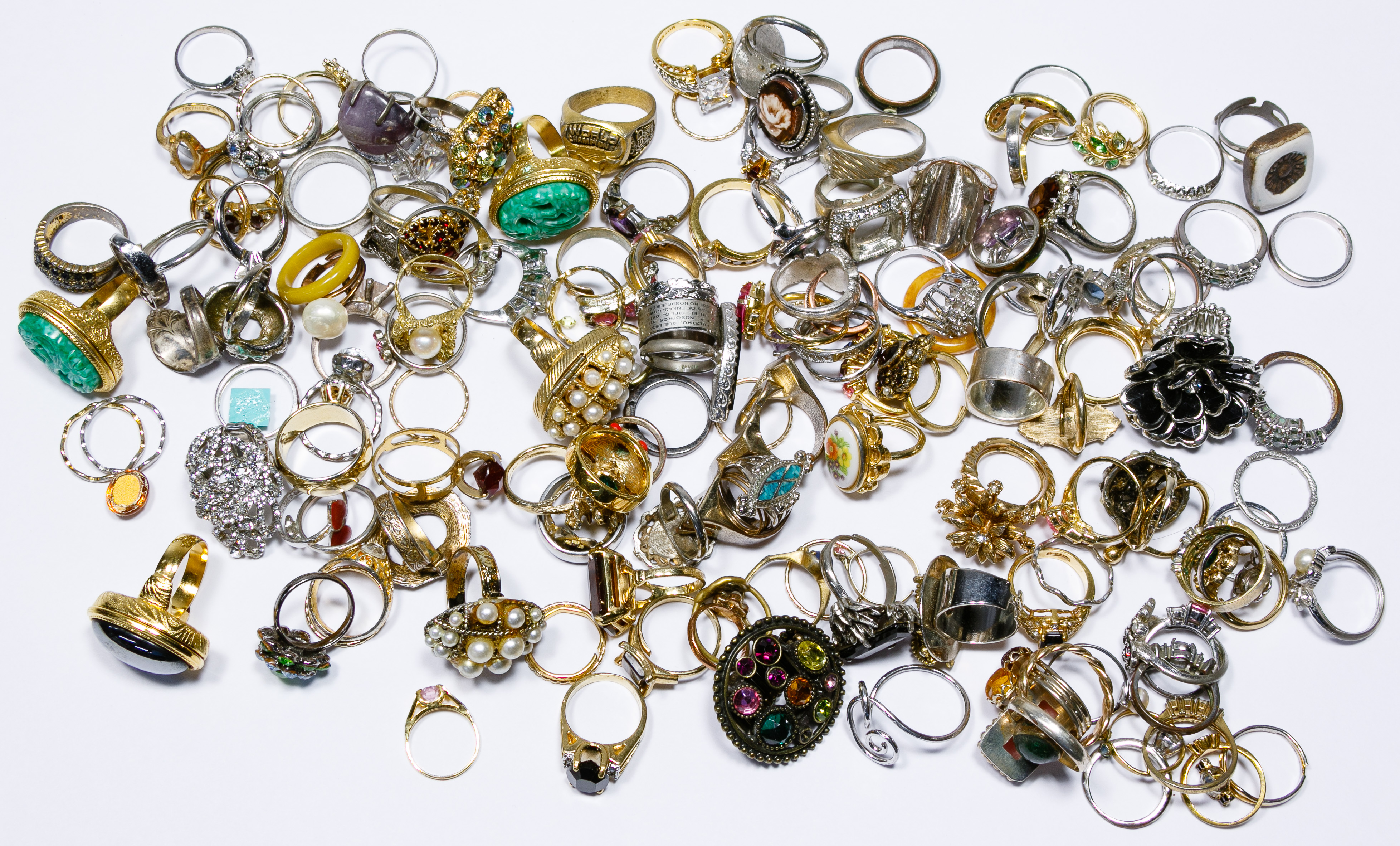 Costume Jewelry Ring Assortment