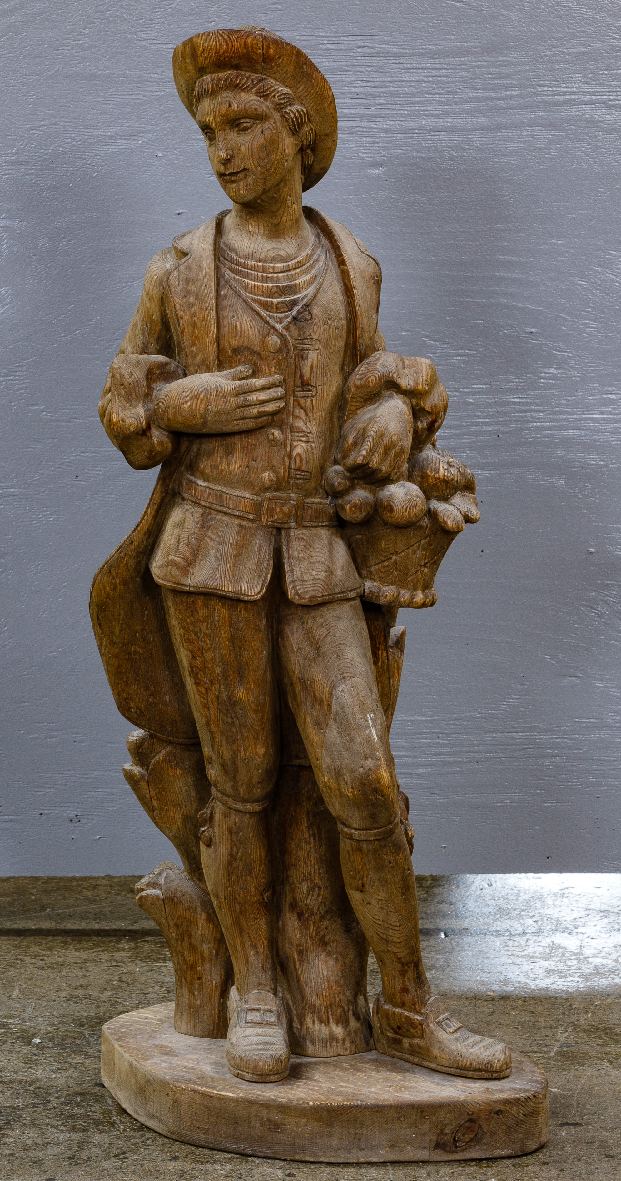 Carved Wood Statue