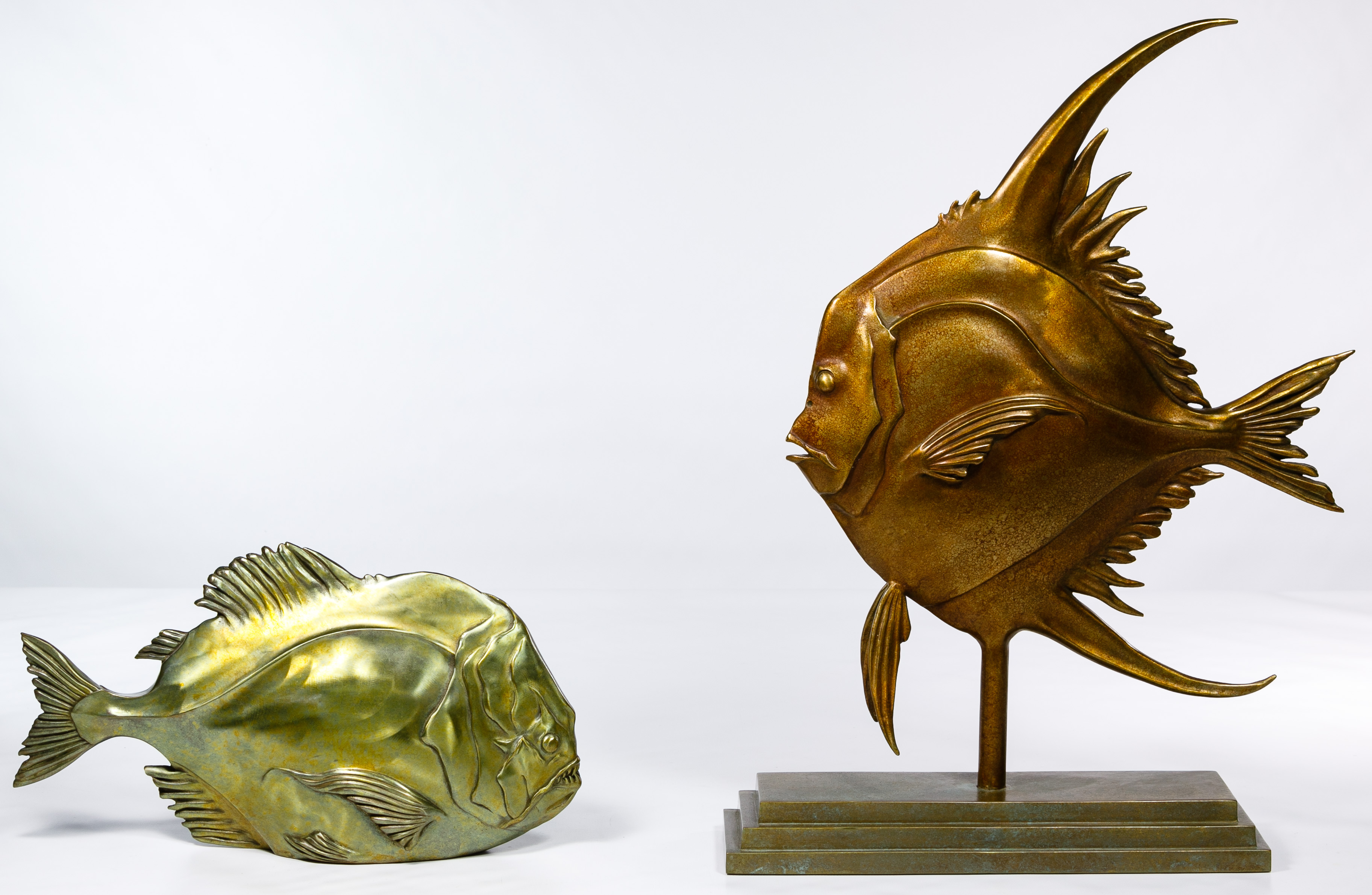 Pozycinski Studios Bronze Fish Sculptures