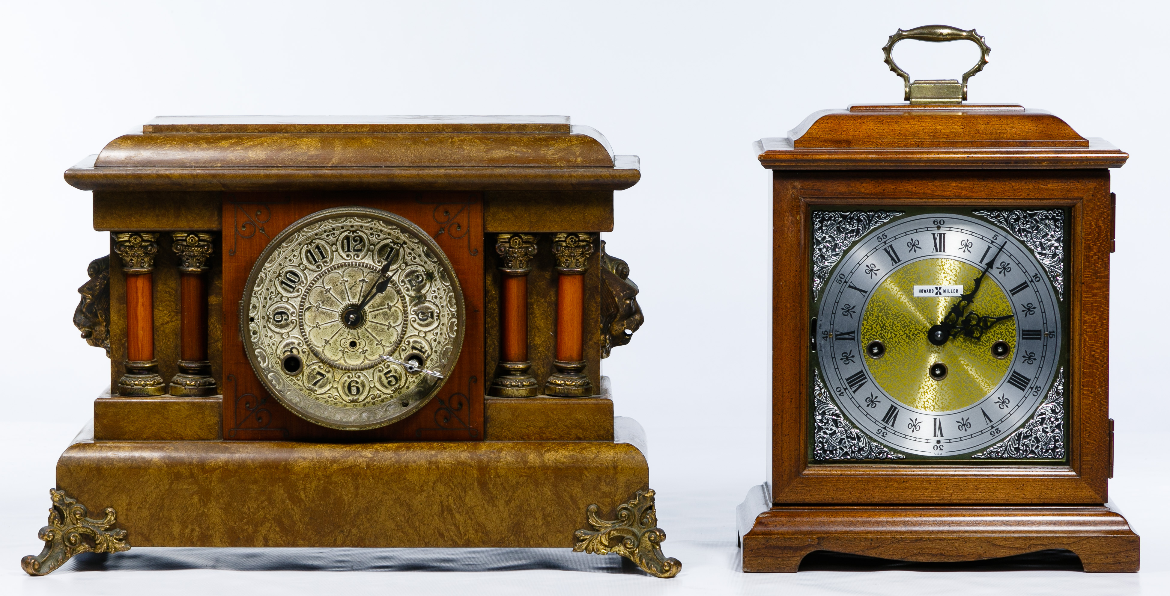 Wood Mantle Clocks