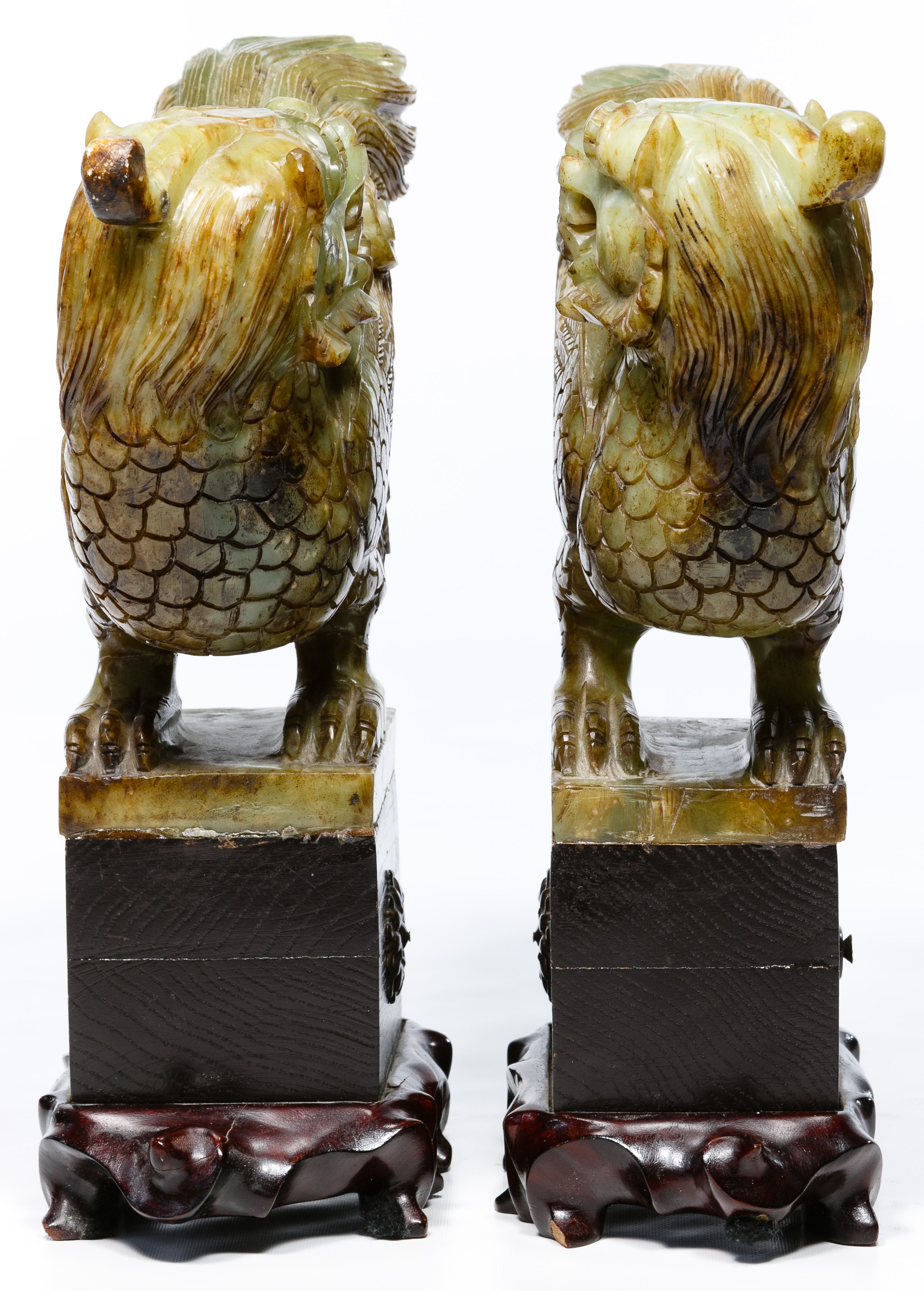 Asian Carved Jadeite Jade Figurines Dec 09, 2018 Leonard Auction, Inc. in IL