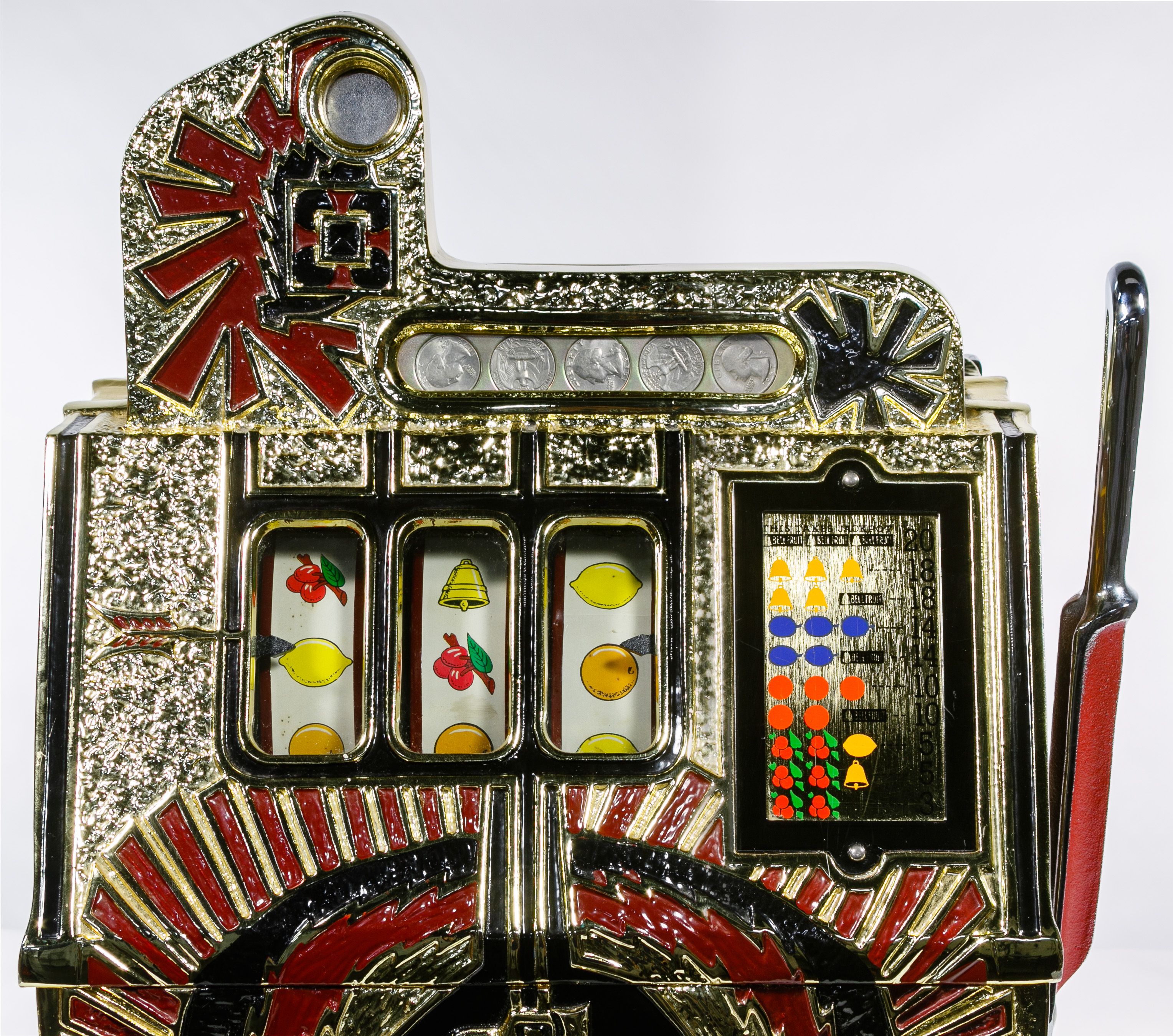 Mills Reproduction 'War Eagle' 25c Slot Machine Jan 20, 2019