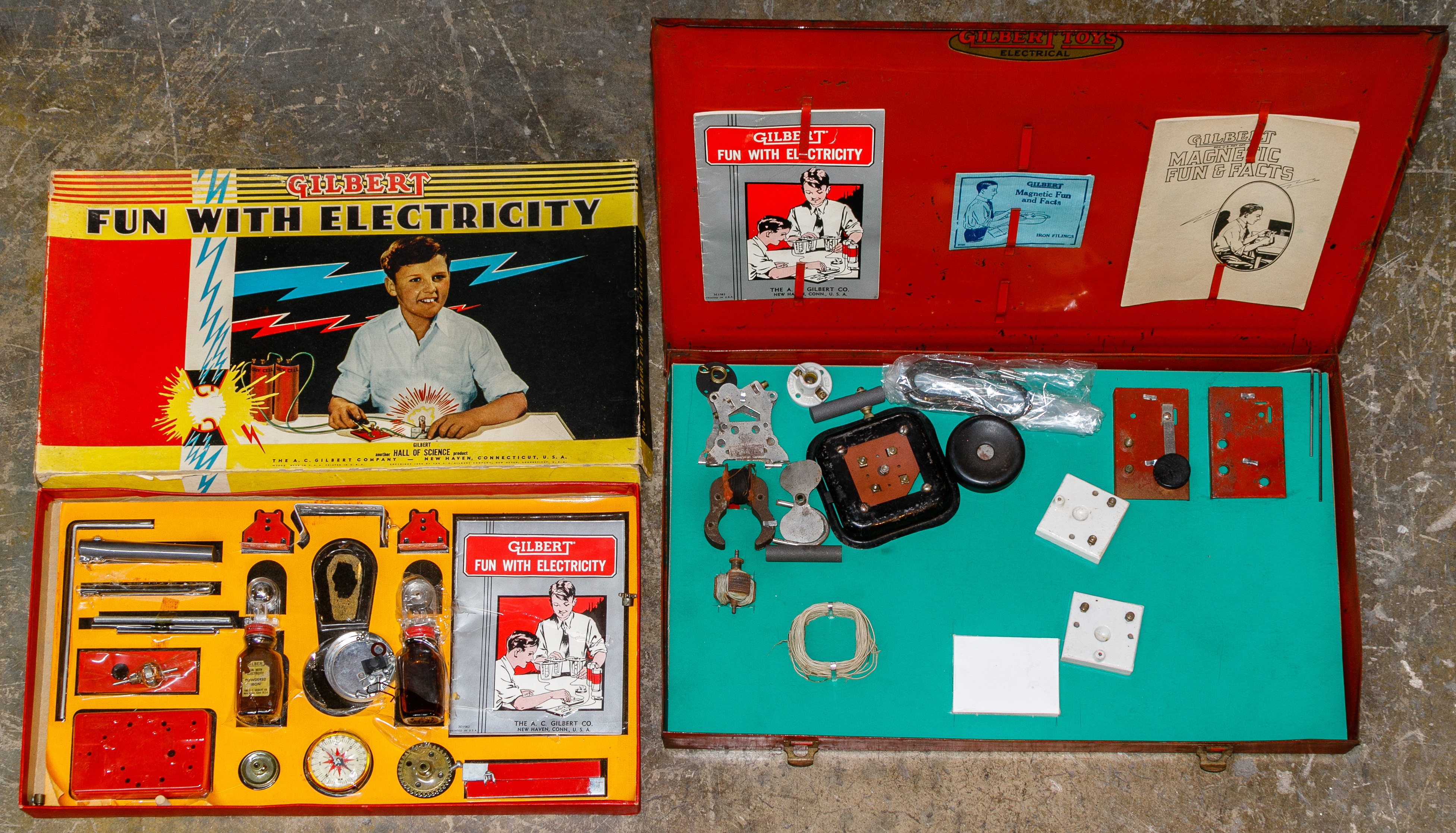 AC Gilbert Science Set Assortment