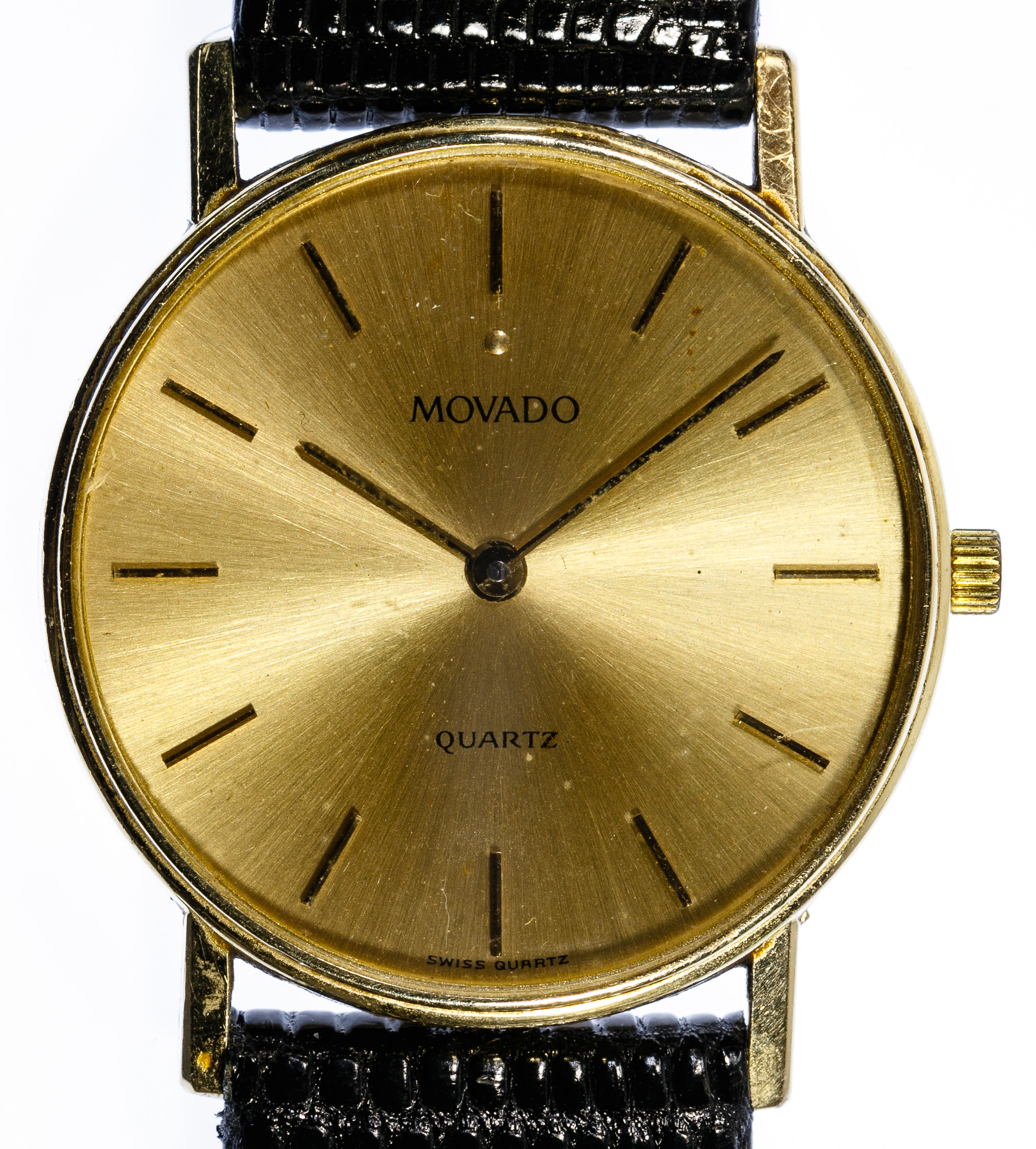 Movado 14k Gold Case Wrist Watch