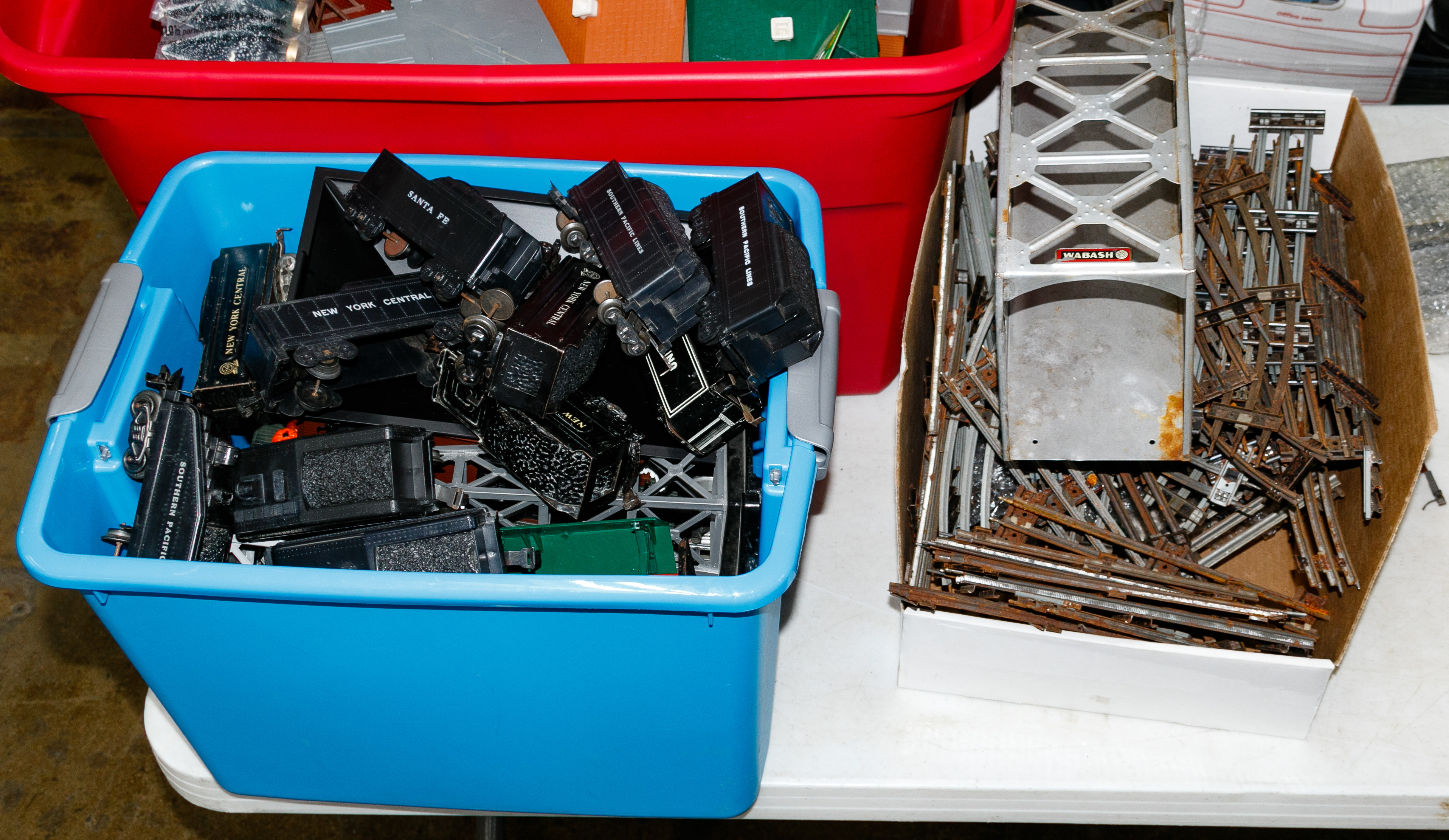 Model Train Accessory, Tender and Track Assortment