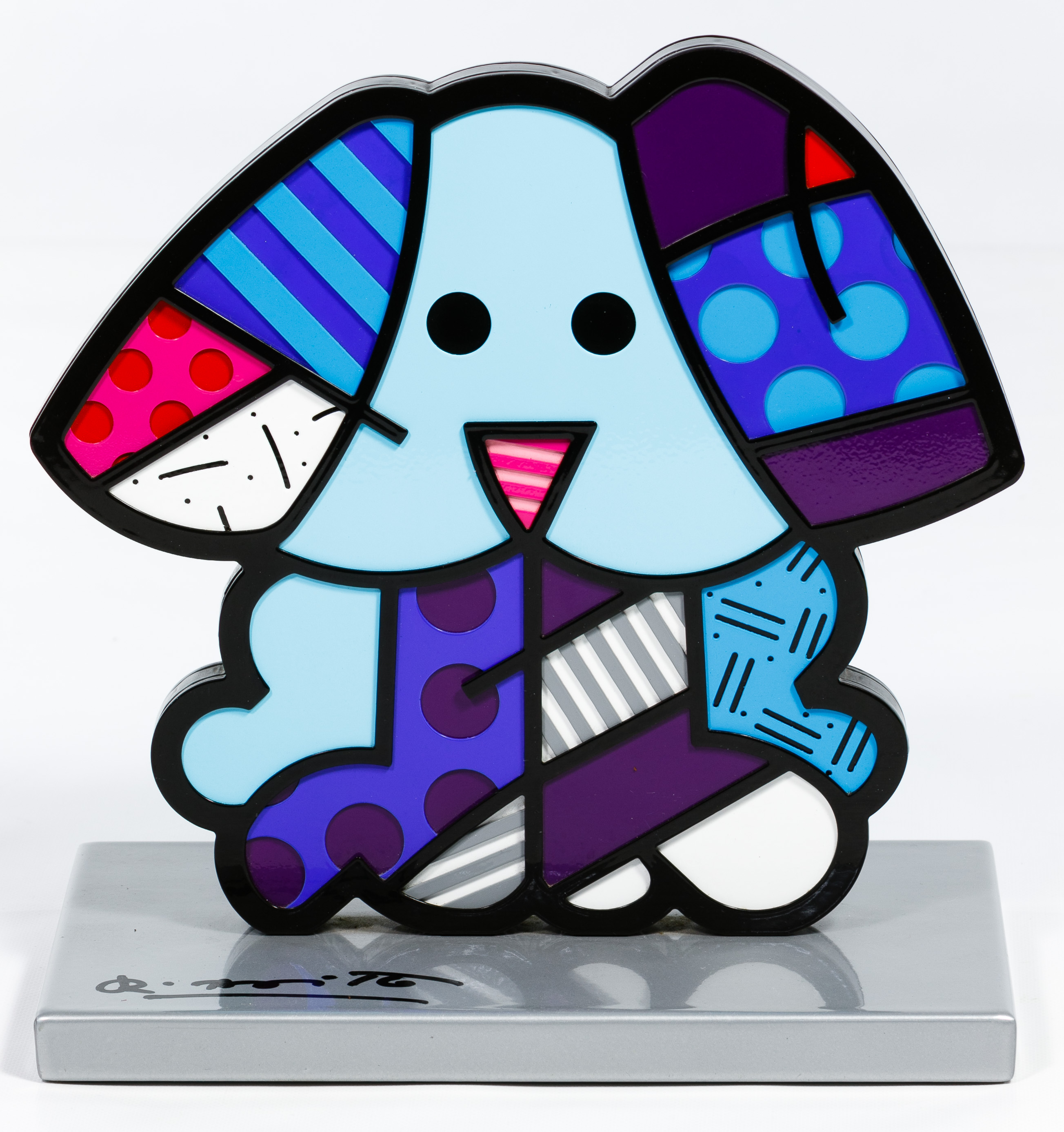 romero britto dog art