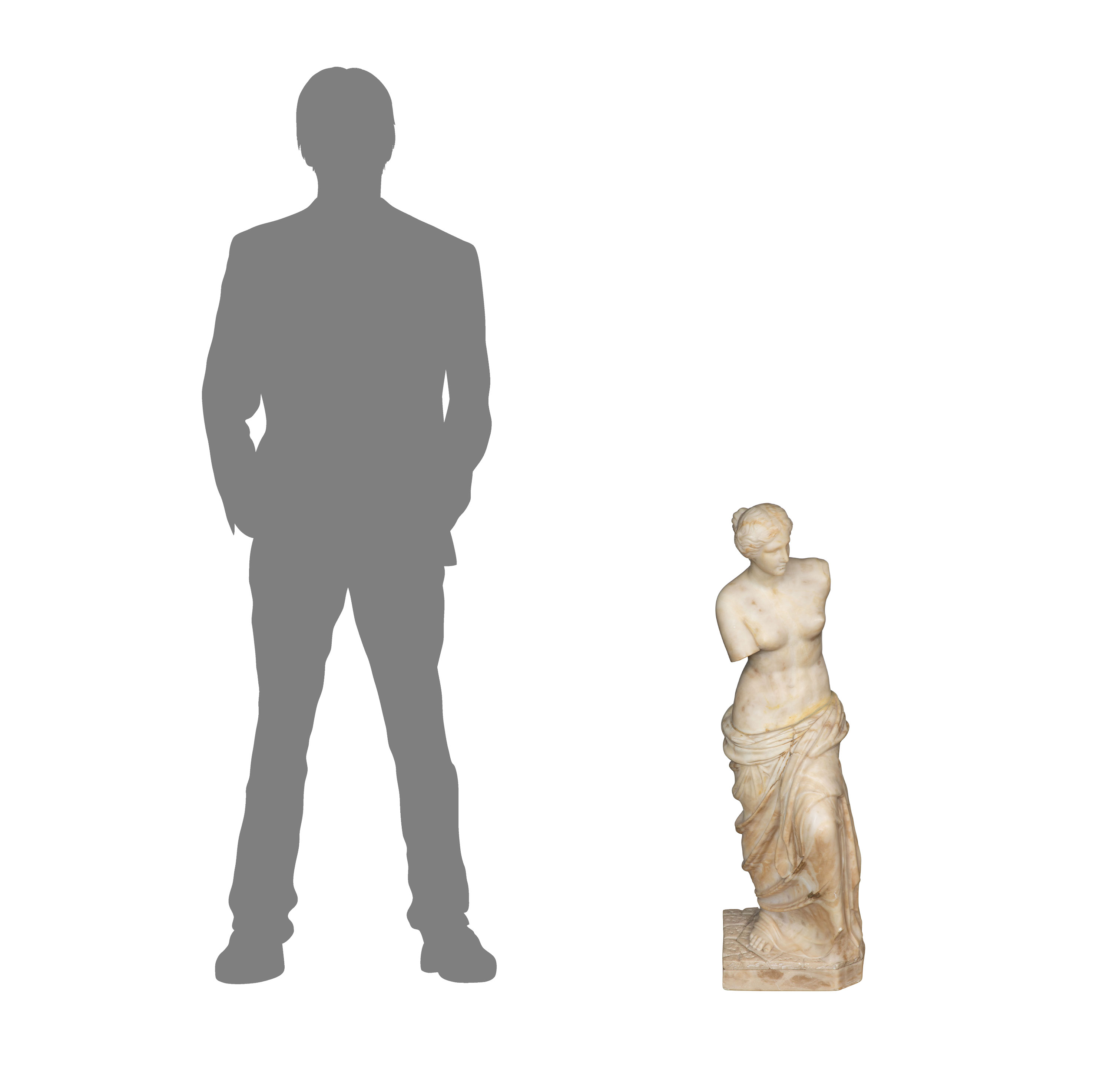 【未使用品】ALABASTLROS 美人像　スペイン製オブジェ 未使用品】ALABASTLROS 美人像 スペイン製オブジェ