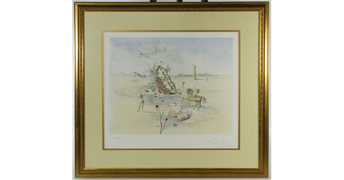 Lot 289 Salvador Dali Spanish 1904 1989 Cosmic Horseman Lot 289 Salvador Dali Spanish 1904 1989 Cosmic Horseman Lithograph Leonard Auction 173